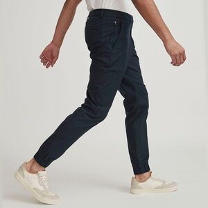 RW&CO Men’s Navy Blue Commuter Joggers Slim Fit Size 29x30